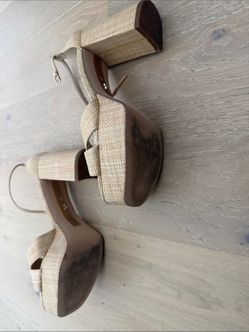 Sam Edelman Rafia Platform Heels - Picture 3 of 3